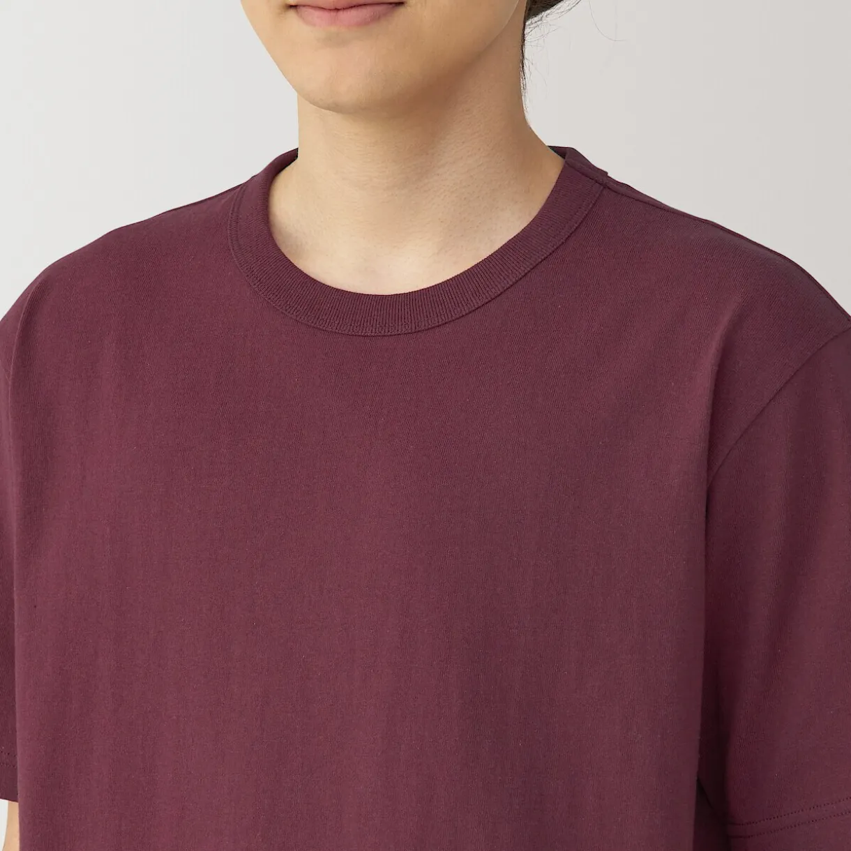 T‐shirt en jersey de coton épais manches courtes pour homme