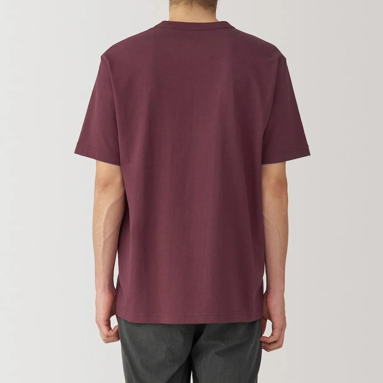 T‐shirt en jersey de coton épais manches courtes pour homme