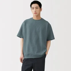 T-shirt en tissu gaufré Quick Dry pour homme