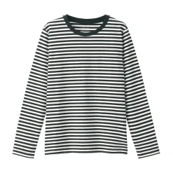 T‐shirt manches longues en coton mélangé pour femme