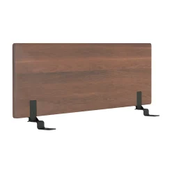 Tête de lit plateforme double en noyer