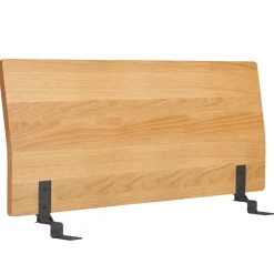 Tête de lit plateforme double en chêne