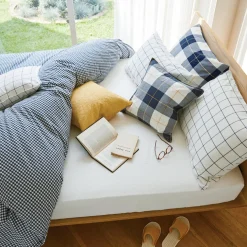 Tête de lit plateforme double en chêne