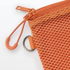 Étui en polyester à double fermeture éclair S