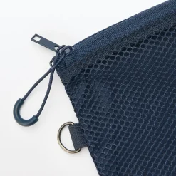 Étui en polyester à double fermeture éclair M