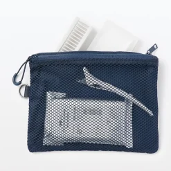 Étui en polyester à double fermeture éclair M