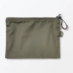 Étui en polyester à double fermeture éclair M