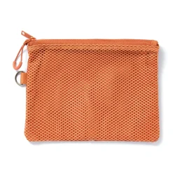 Étui en polyester à double fermeture éclair M