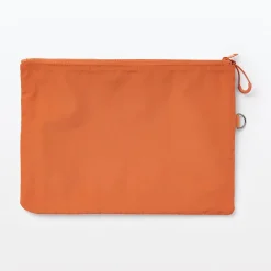 Étui en polyester à double fermeture éclair L