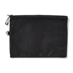 Étui en polyester à double fermeture éclair L