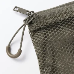 Étui en polyester à double fermeture éclair L