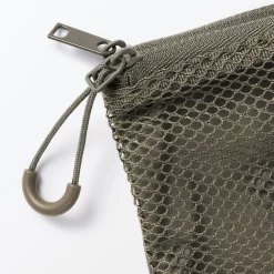 Étui en polyester à double fermeture éclair L