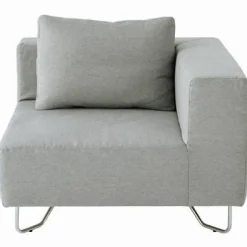 Unité d'angle de canapé modulable ‐ Gris (Dont Eco‐part. 6,50 €)