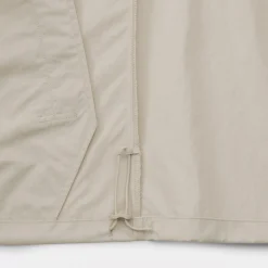 Veste à capuche déperlante et compacte en nylon pour femme