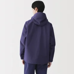 Veste à capuche déperlante et respirante pour homme