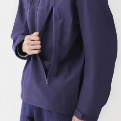 Veste à capuche déperlante et respirante pour homme