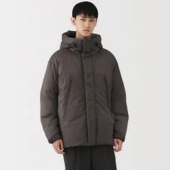 Veste à capuche en duvet pour homme
