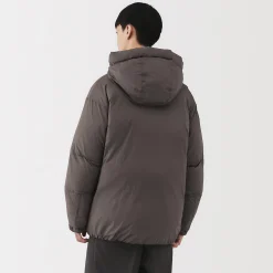 Veste à capuche en duvet pour homme