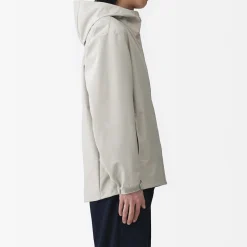 Veste à capuche en polyester déperlante pour homme