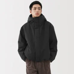 Veste à capuche en polyester pour homme