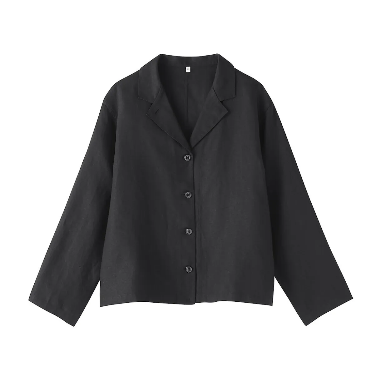 Veste chemise en lin lavé pour femme