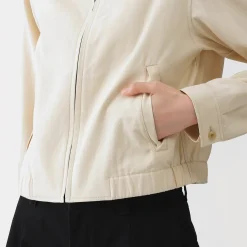 Veste courte en mélange de rayonne pour femme