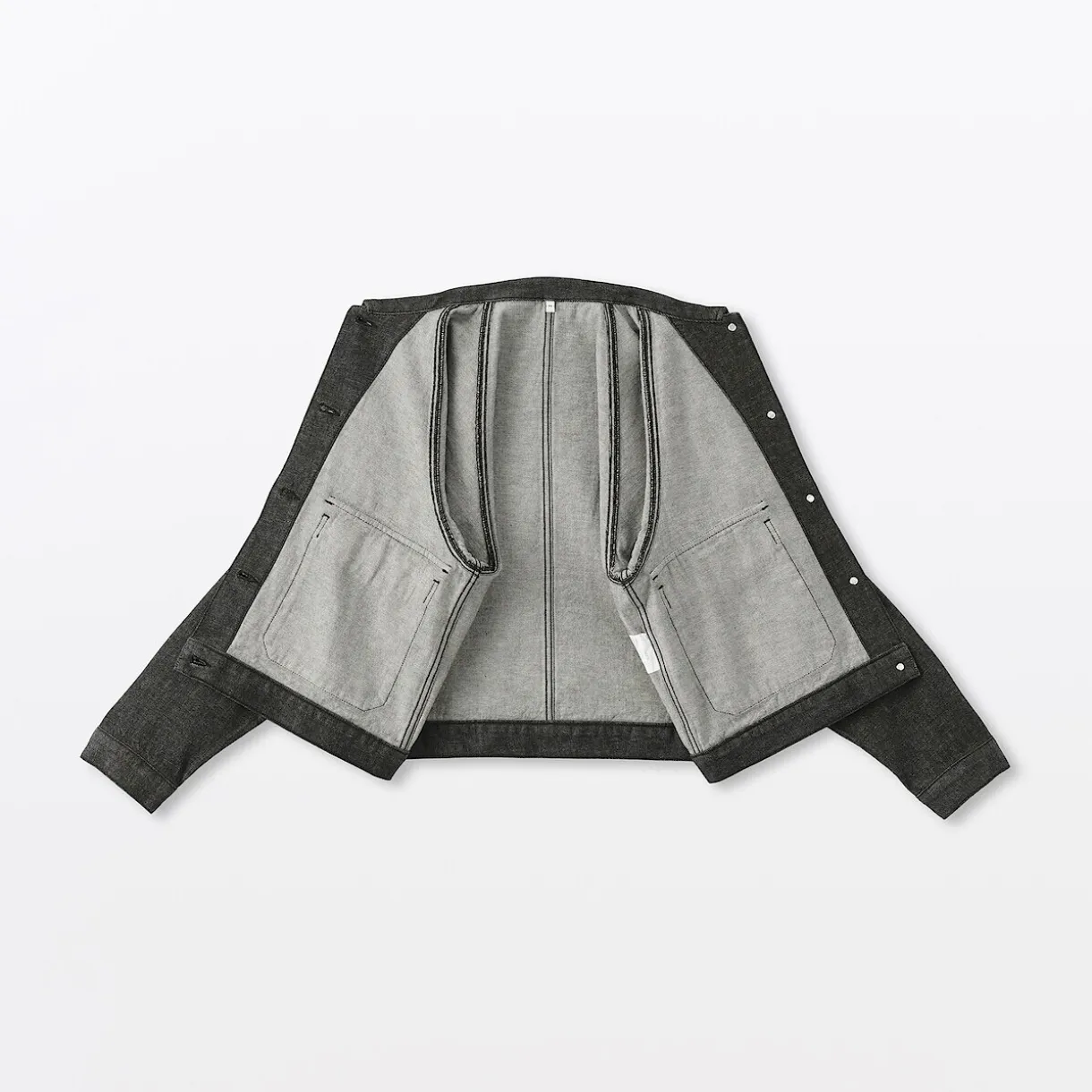 Veste de travail denim en kapok mélangé pour femme