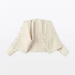 Veste de travail denim en kapok mélangé pour femme