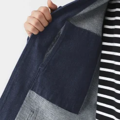 Veste de travail denim en kapok mélangé pour homme