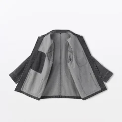 Veste de travail denim en kapok mélangé pour homme