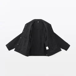 Veste en denim polyester recyclé pour homme