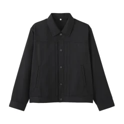 Veste en denim polyester recyclé pour homme