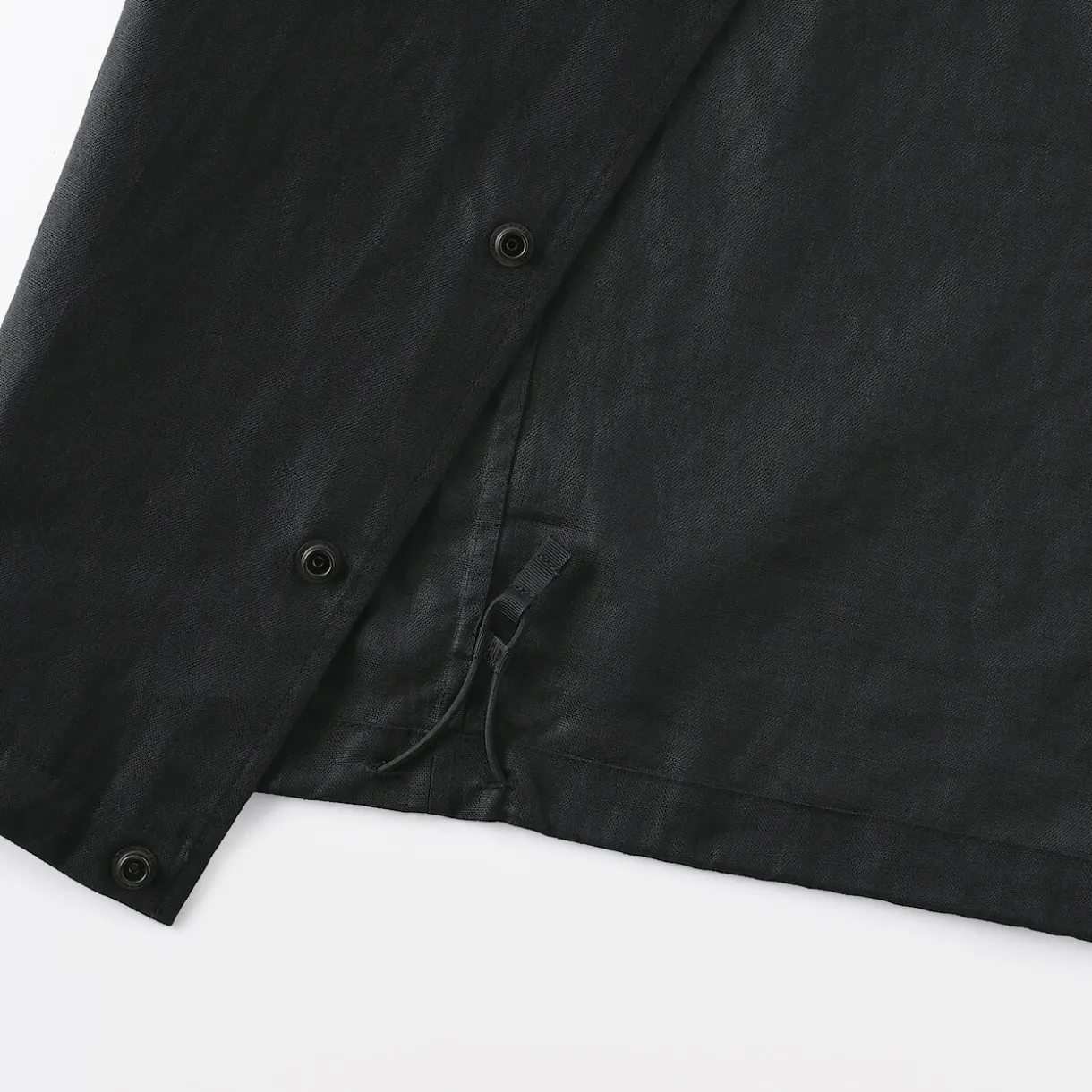 Veste en lin avec cordon de serrage pour homme