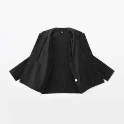 Veste en lin avec cordon de serrage pour homme