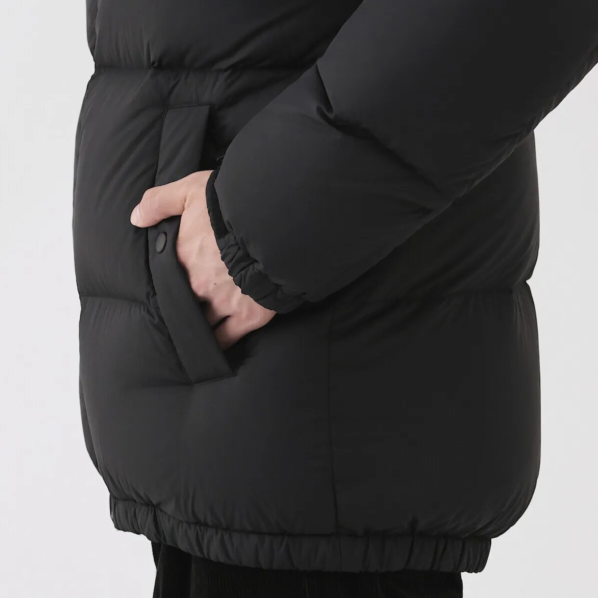 Veste imperméable à capuche pour homme