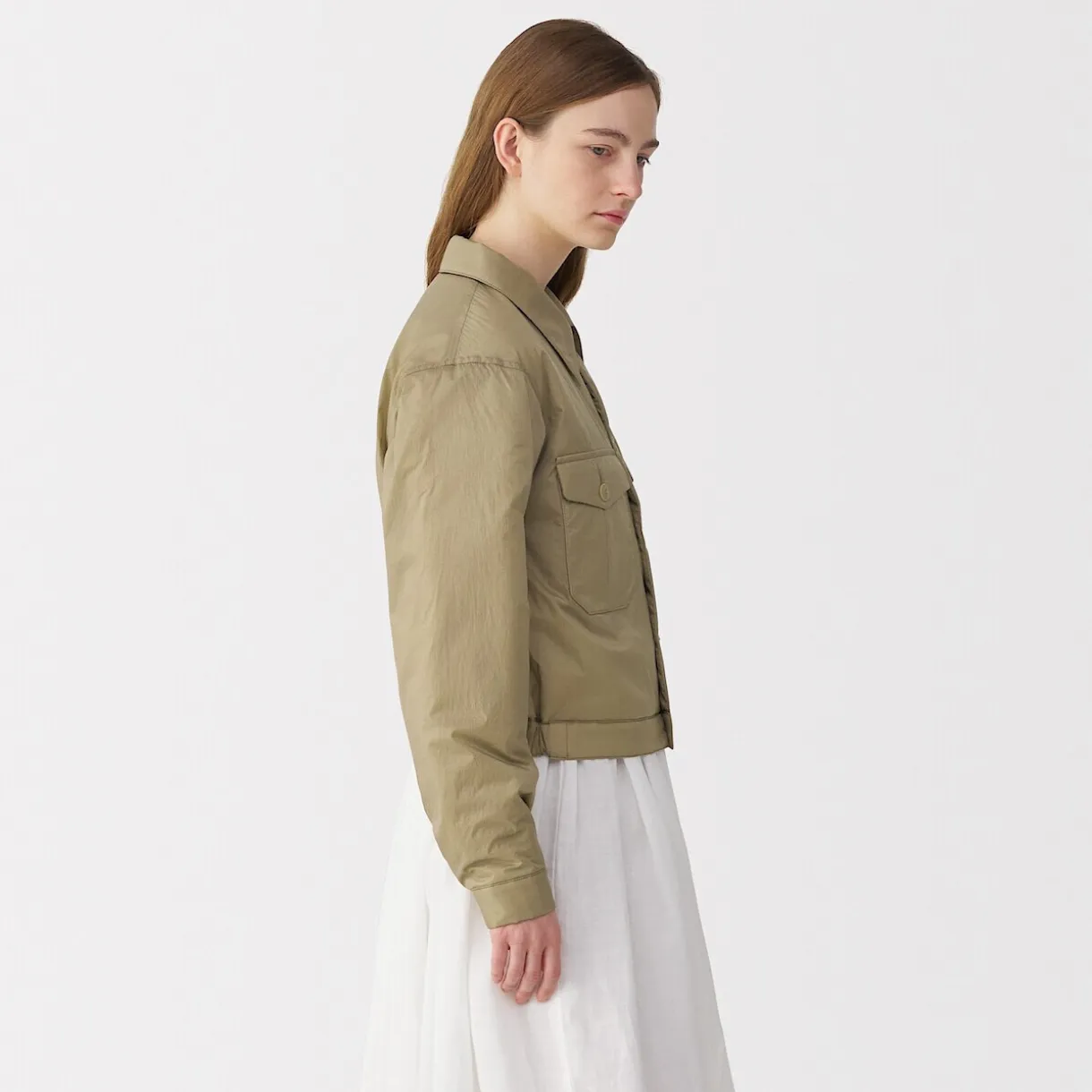 Veste matelassée en nylon recyclé pour femme