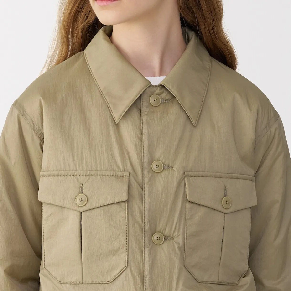 Veste matelassée en nylon recyclé pour femme