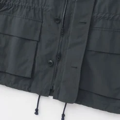 Veste utilitaire en nylon à la teinture naturelle pour femme