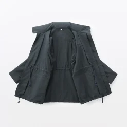 Veste utilitaire en nylon à la teinture naturelle pour femme