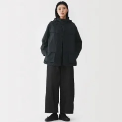 Veste utilitaire en nylon à la teinture naturelle pour femme