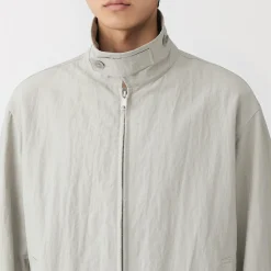 Veste zippée en nylon recyclé déperlant pour homme