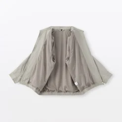 Veste zippée en nylon recyclé déperlant pour homme