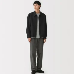 Veste zippée en nylon recyclé déperlant pour homme