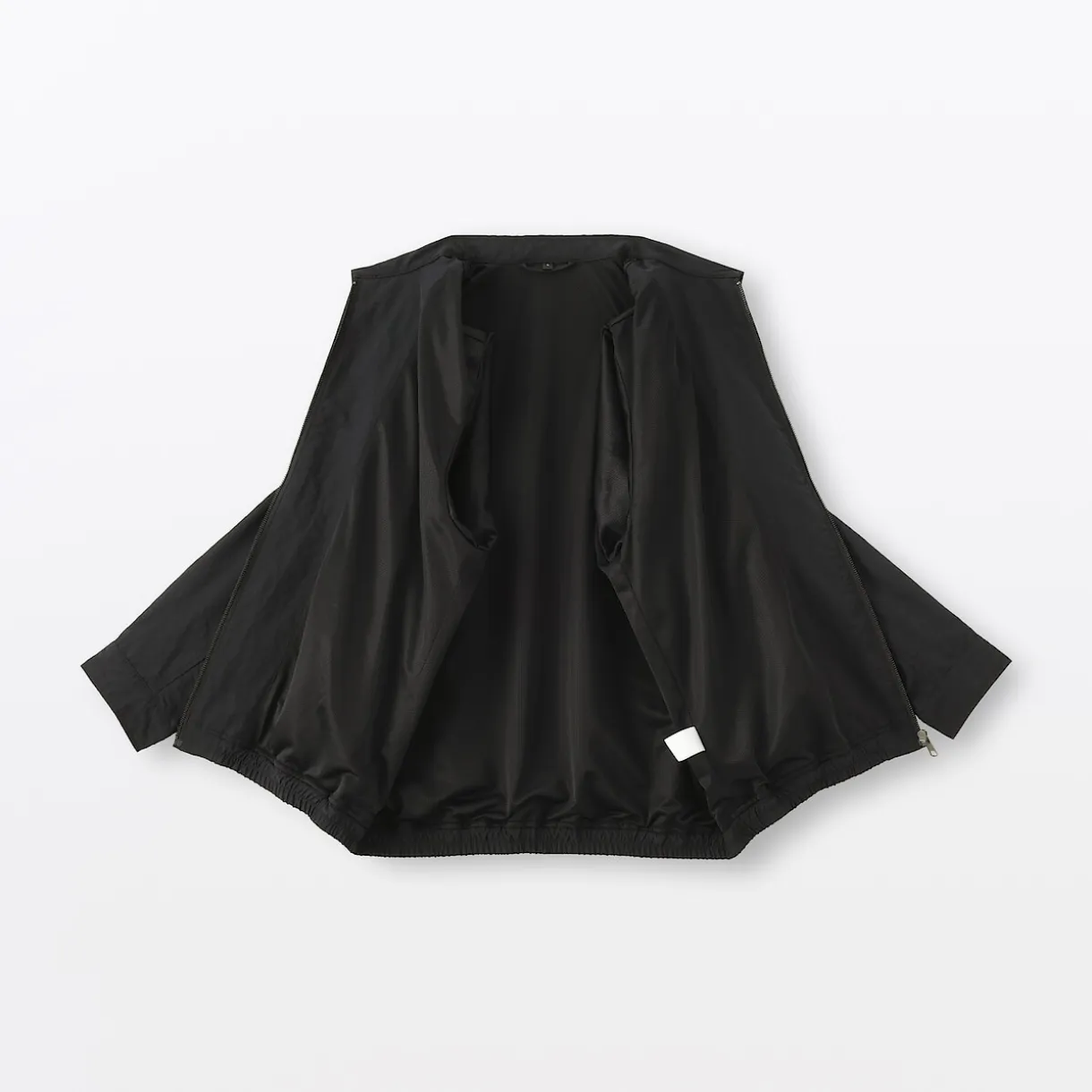 Veste zippée en nylon recyclé déperlant pour homme